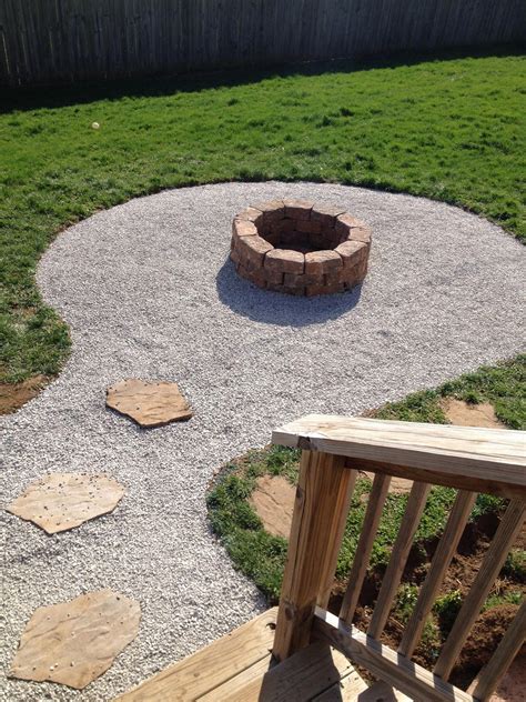 simple fire pit area ideas